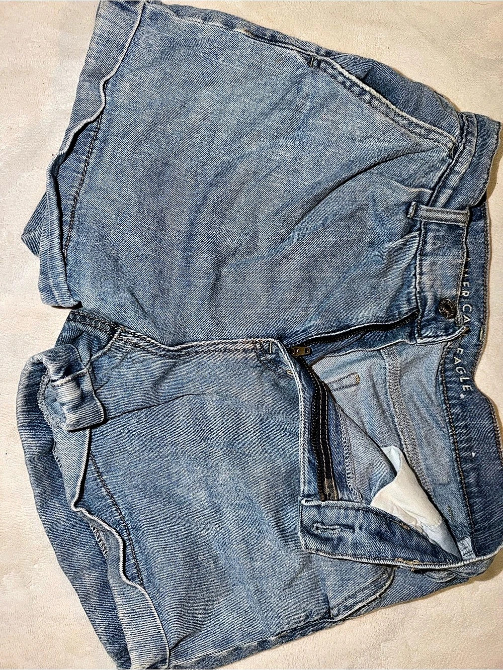 American Eagle Blue Jean Shorts